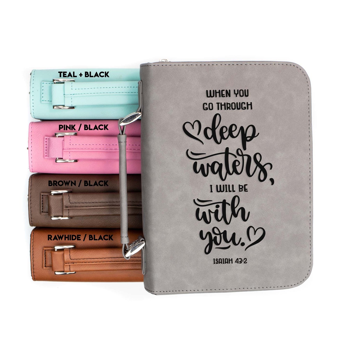 Deep Waters - Isaiah 43-2 - Bible Book Cover