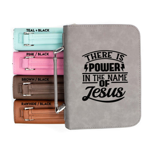 There Is Power In The Name Of Jesus - Bible Book Cover