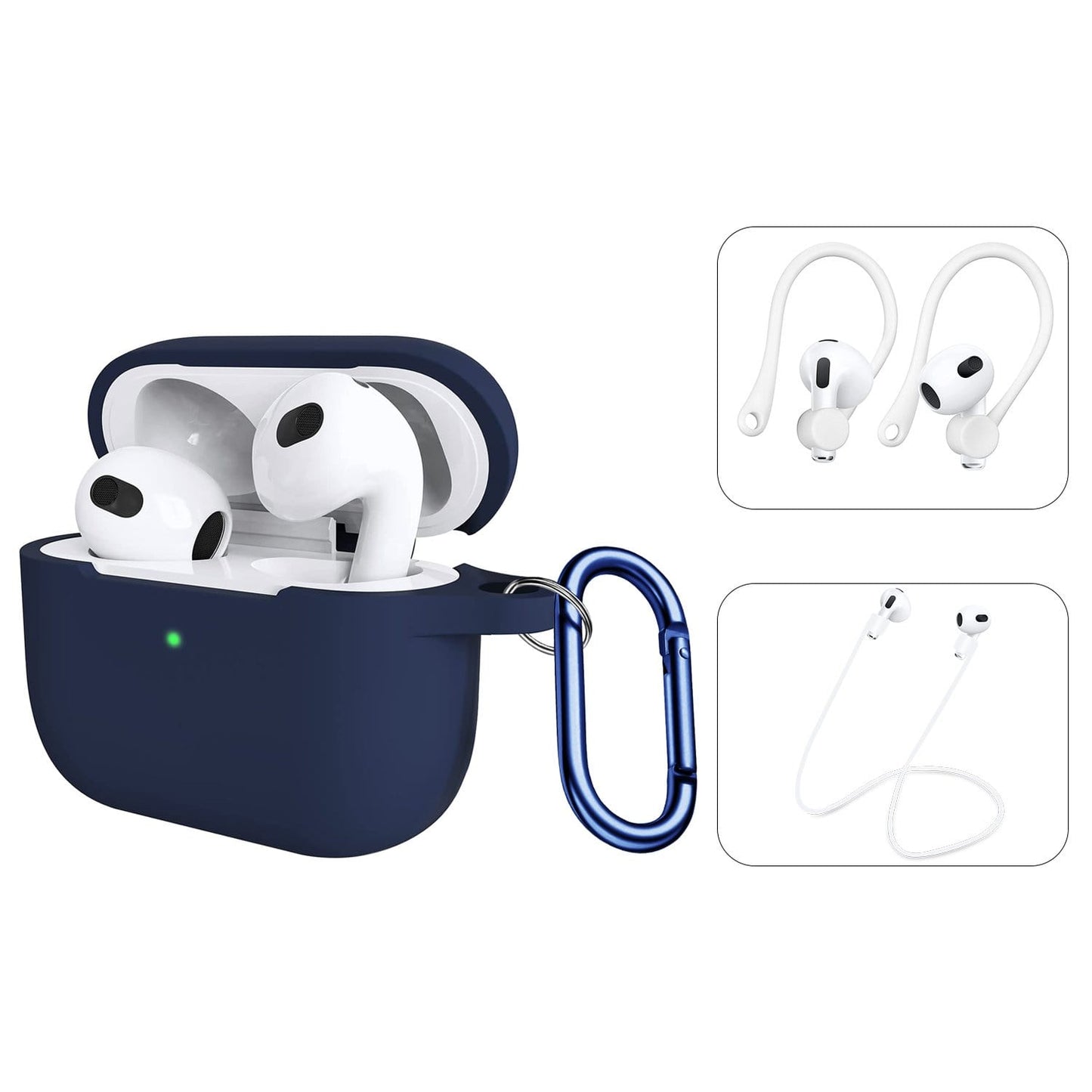 Dark Blue Liquid Silicone Case - Apple AirPods 3