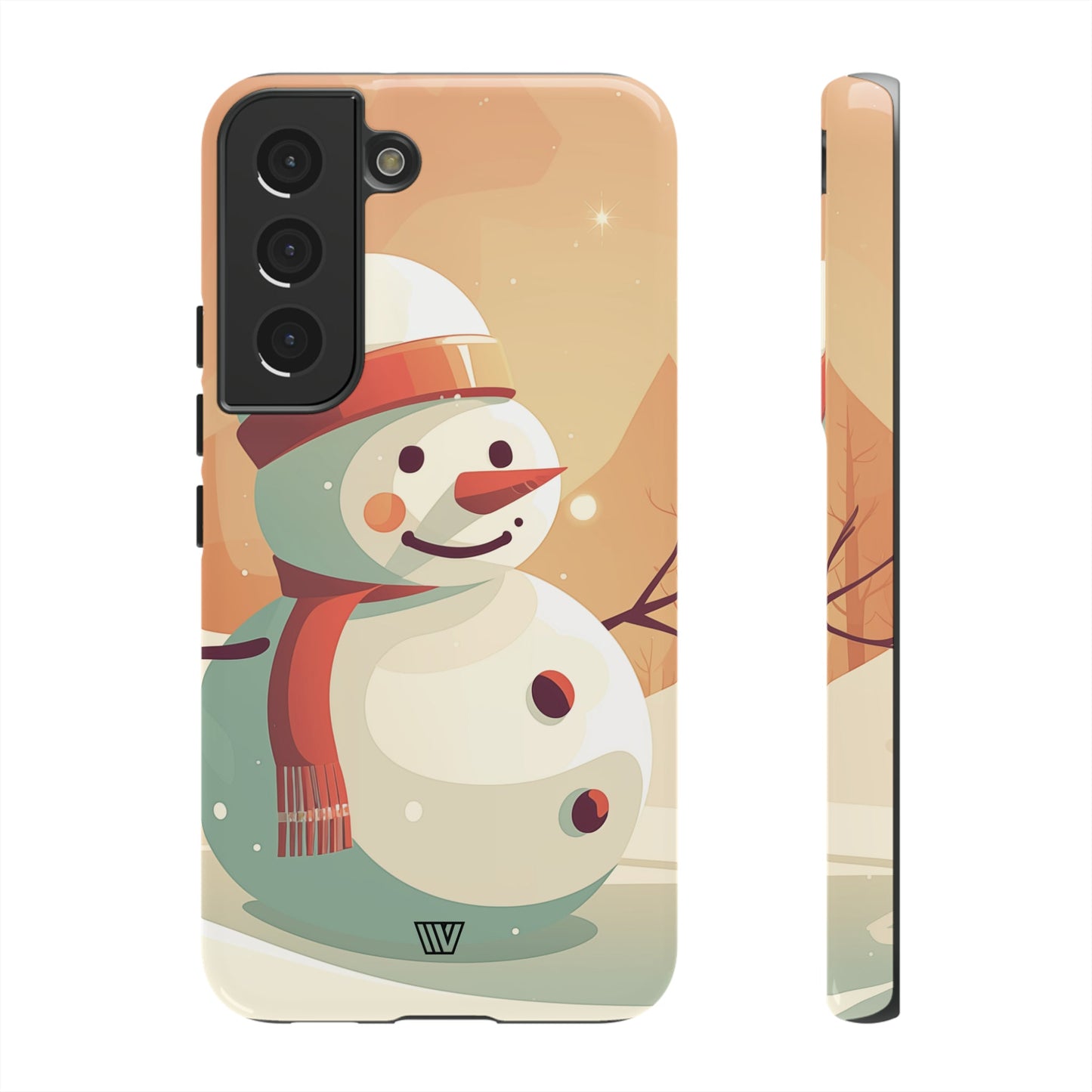 SUNSET SNOWMAN | Tough Phone Case