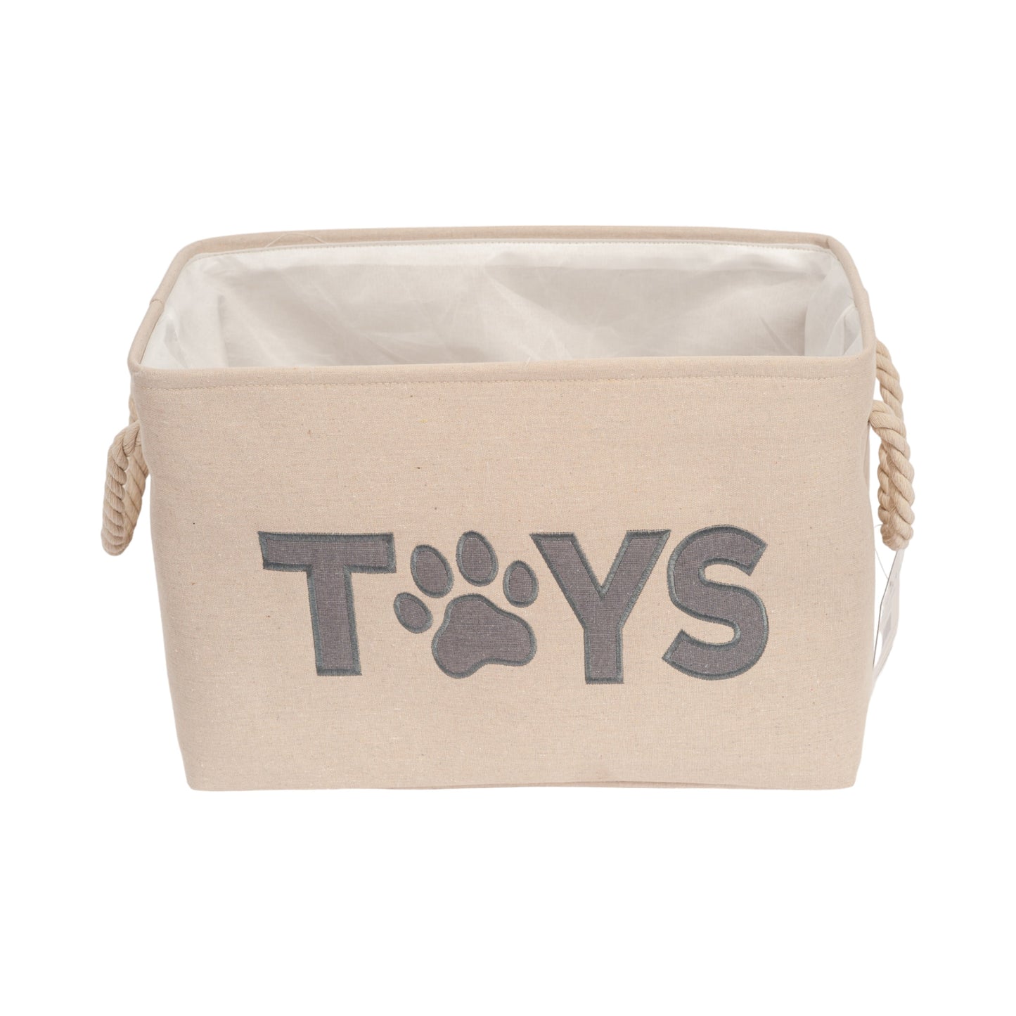 Foldable Fabric Dog Toy Storage Bin - Spacious & Stylish Pet Organizer by American Pet Supplies