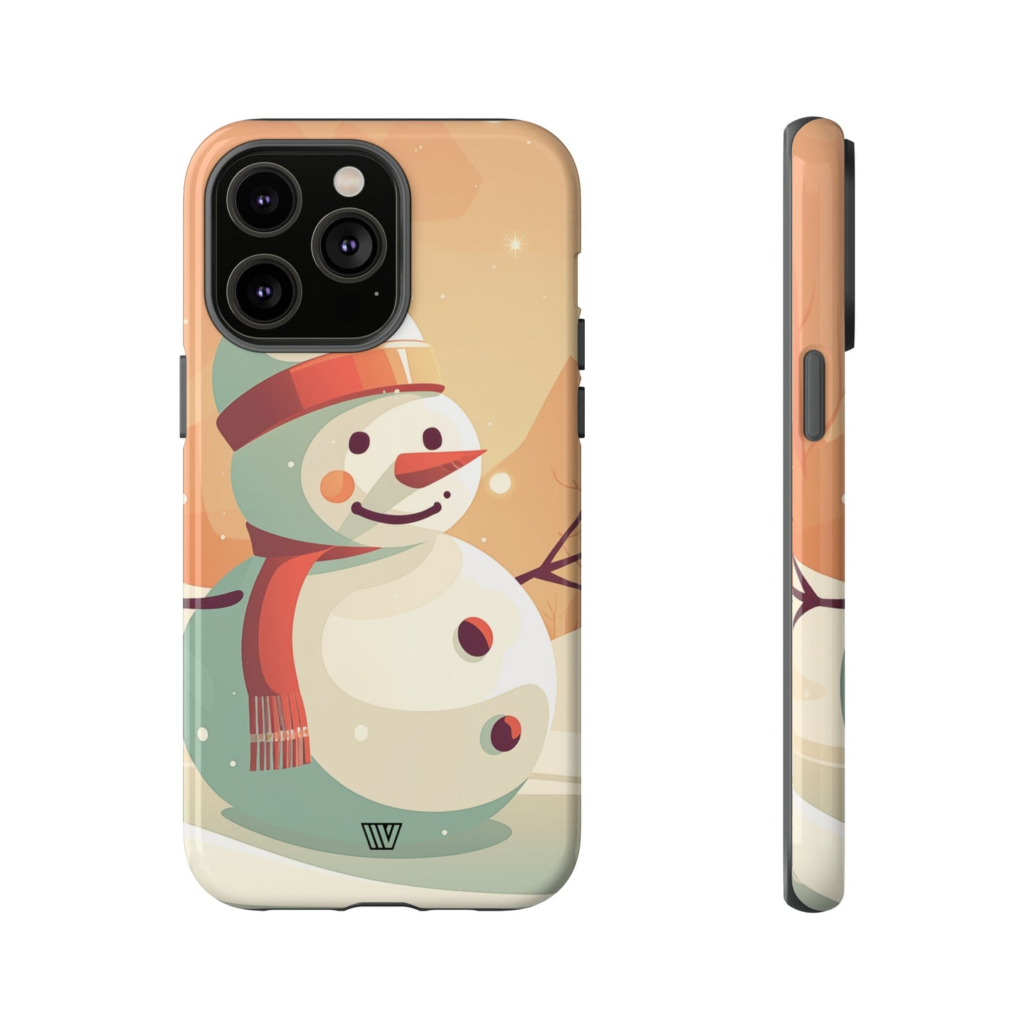 SUNSET SNOWMAN | Tough Phone Case