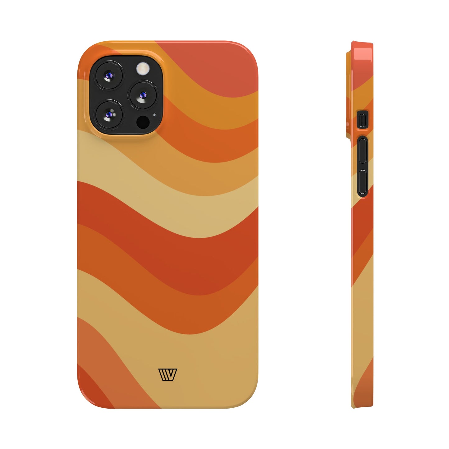 RETRO GROOVY WAVES | Slim iPhone Case