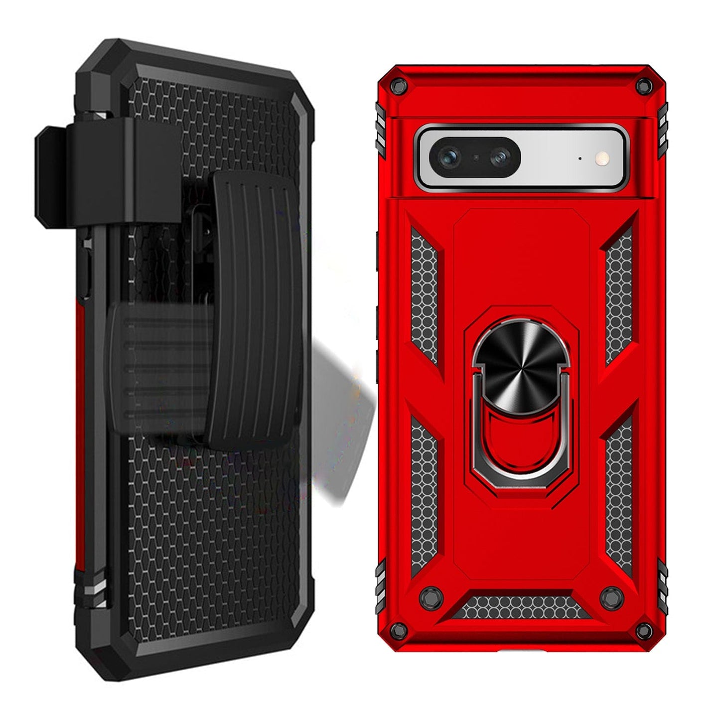 Raider Series Kickstand with Belt Clip Case - Google Pixel 7a