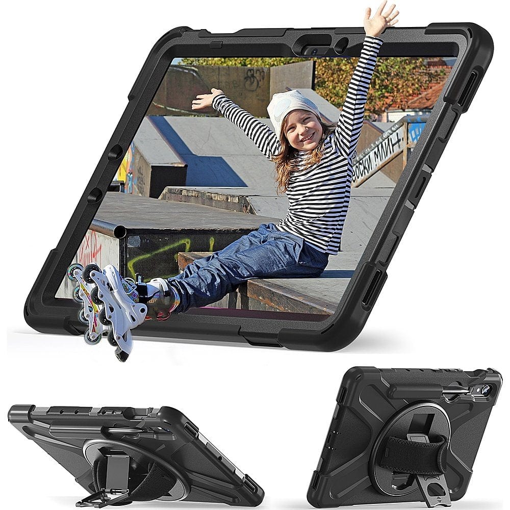 Raider X Series Heavy Duty Hand Strap Case - Galaxy Tab S8, Tab S9 and Tab S9 FE