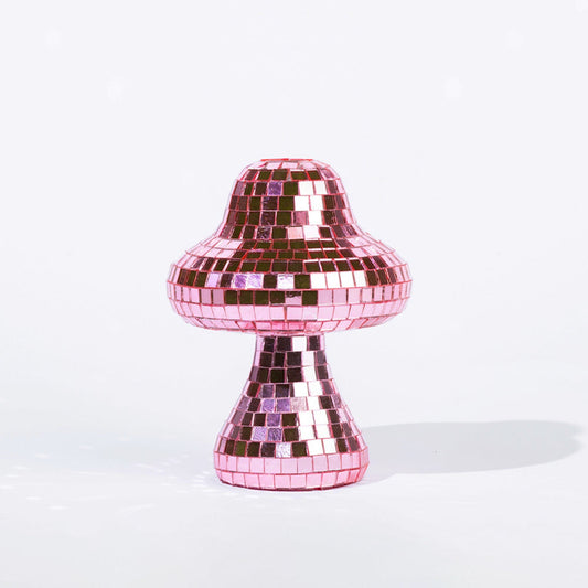 Mushroom Disco Vase - Pink