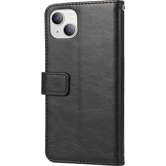 Indy Series Eco-Friendly Leather Wallet Case for iPhone 14 Plus with Kickstand and Card Slots