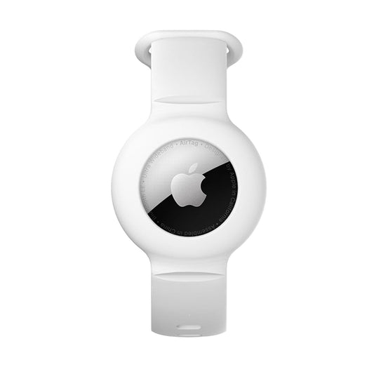 White Silicone WristBand  - Apple AirTag