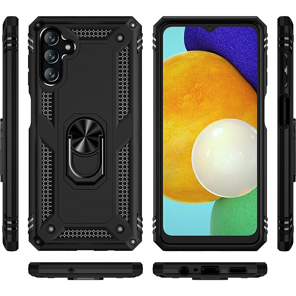 Black Military Kickstand Series Case with Belt Clip - Samsung Galaxy A13 5G