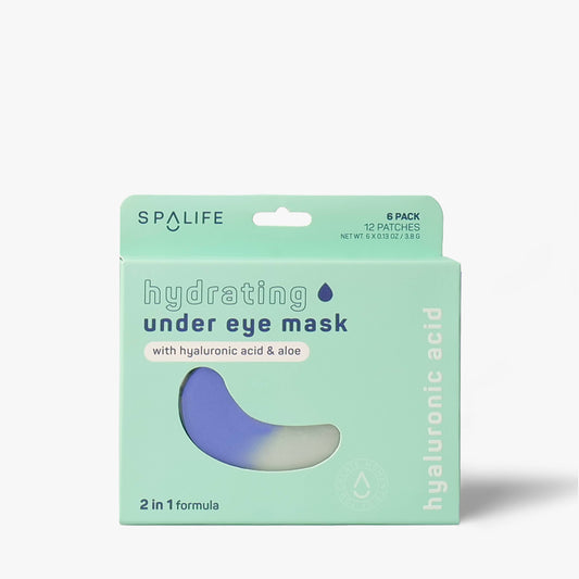 Hydrating Under Eye Masks | 6 Pairs of Hyaluronic Acid & Aloe Eye Treatments | Green Dragon