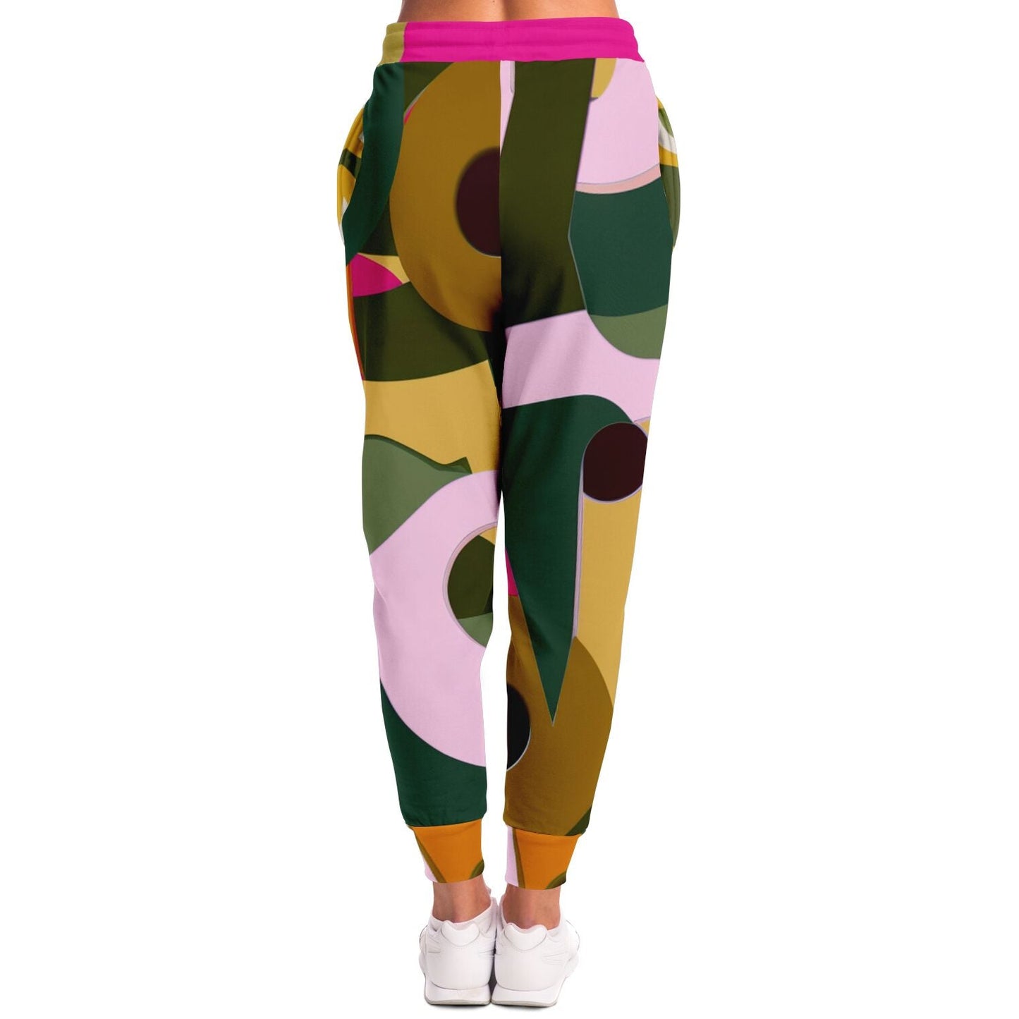 My 70s Retro Geo Eco-Poly Camo Unisex Joggers