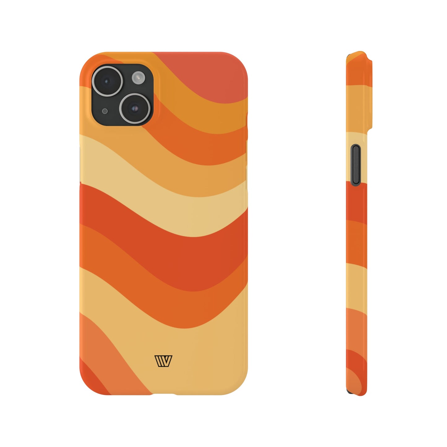 RETRO GROOVY WAVES | Slim iPhone Case