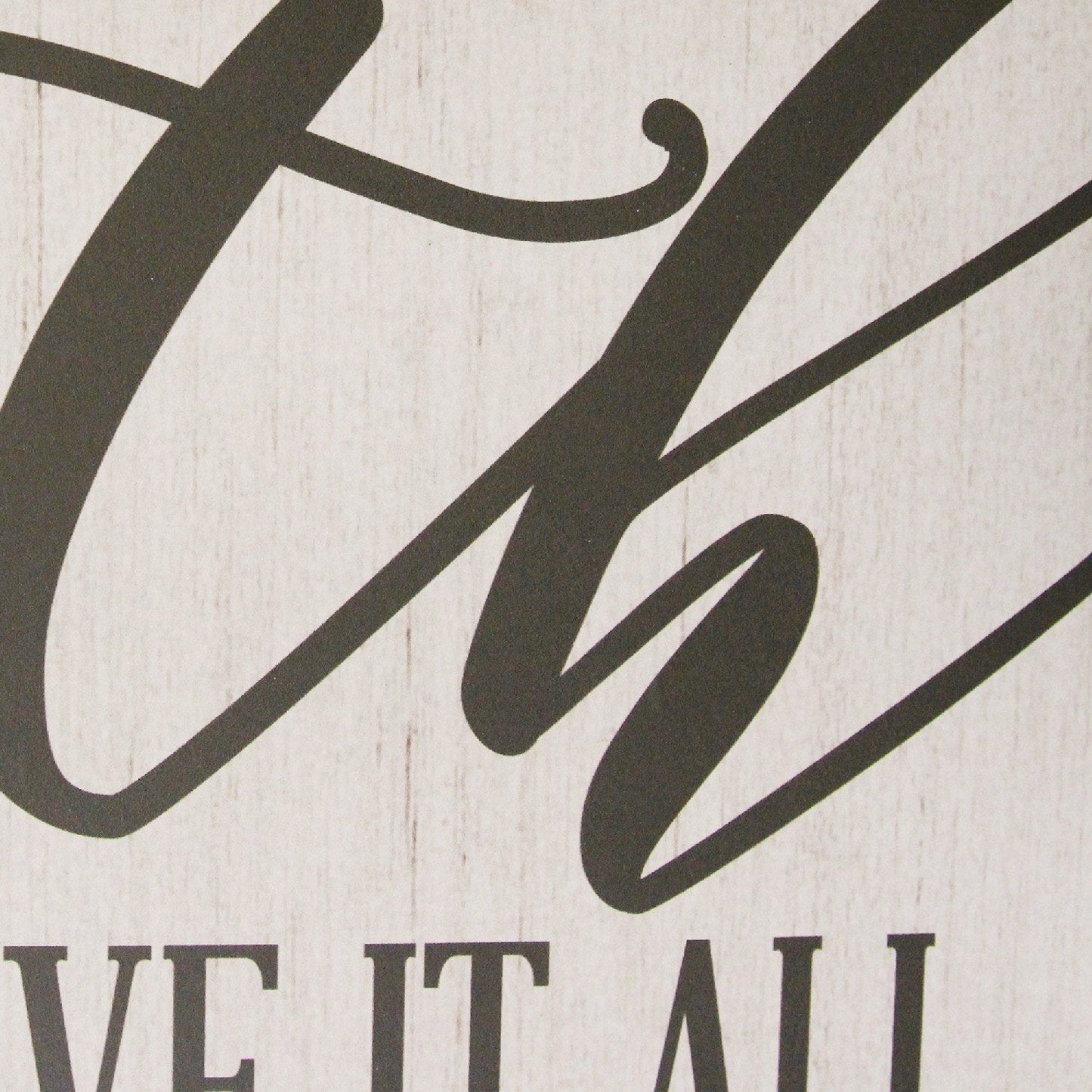 "Together We Have It All" Oversized Wall Art | 12"x31.5"