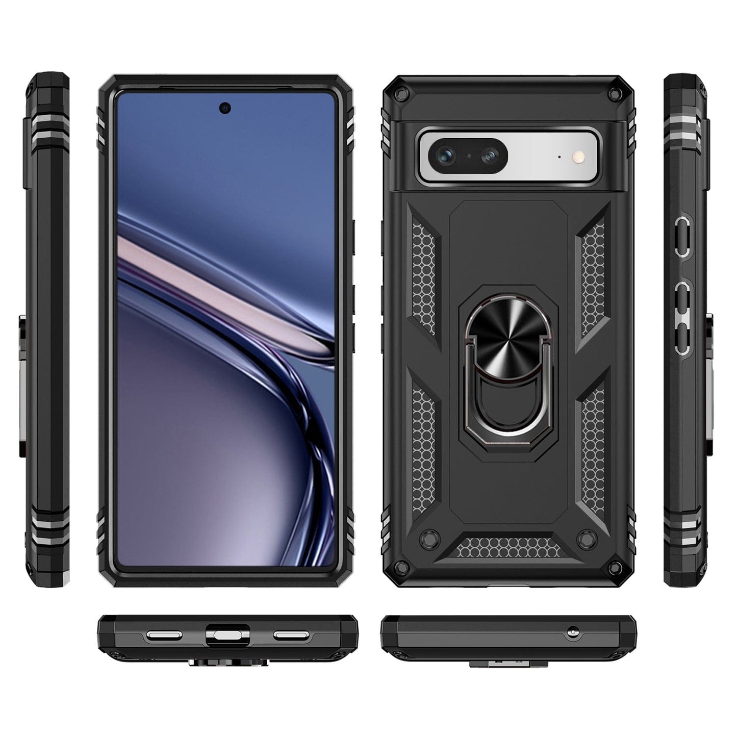 Raider Series Kickstand with Belt Clip Case - Google Pixel 7a