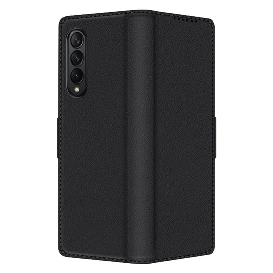 Indy Series Eco-Friendly Vegan Leather Wallet Case For Galaxy Z Fold4 With Kickstand