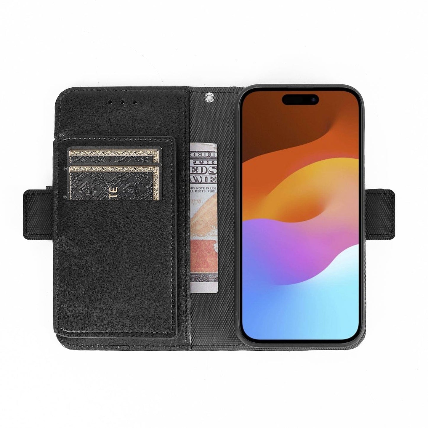 Indy Series Genuine Leather Wallet Case - iPhone 15 Pro Max - CP00480 CP00481