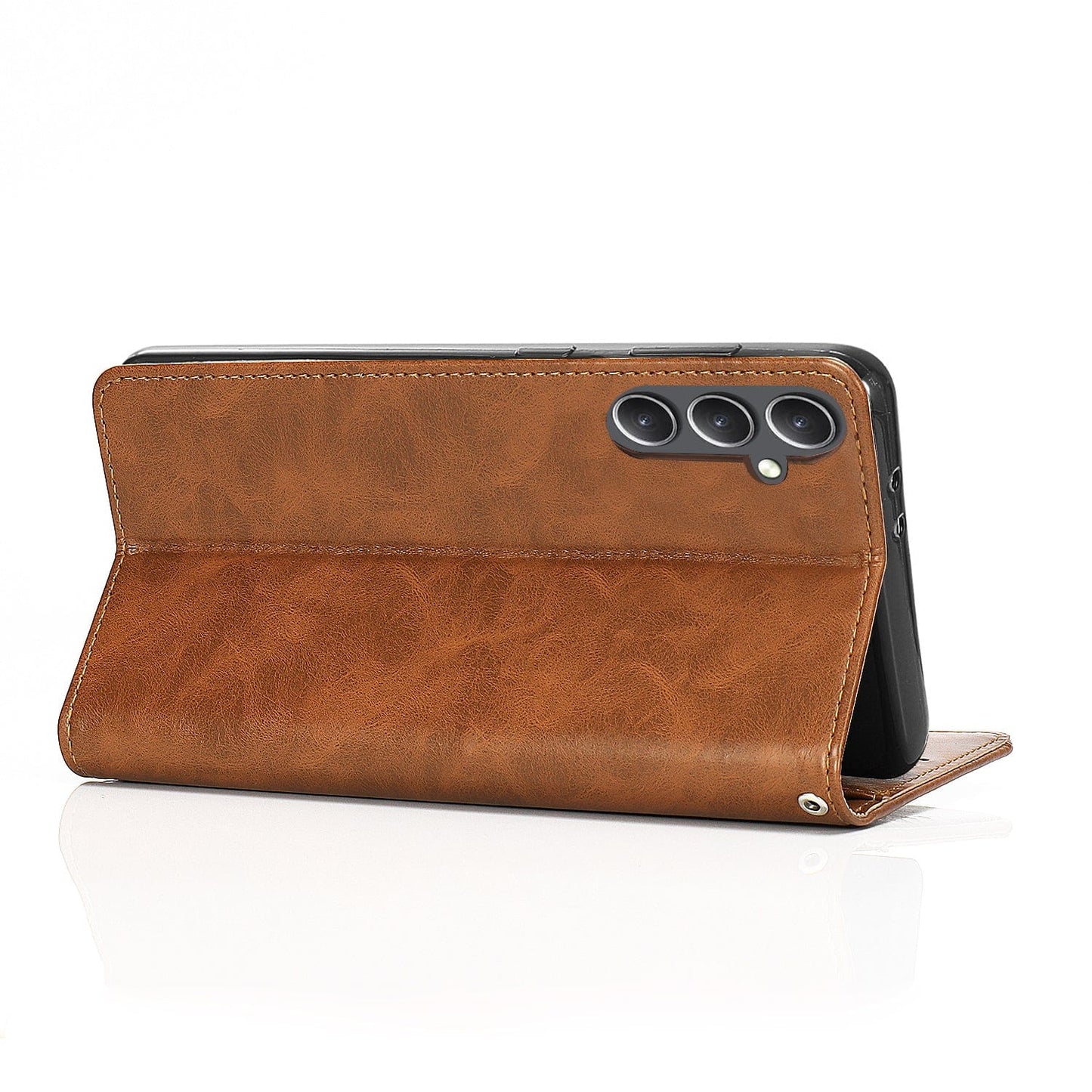 Indy Series Genuine Leather Wallet Case - Samsung Galaxy S23 FE