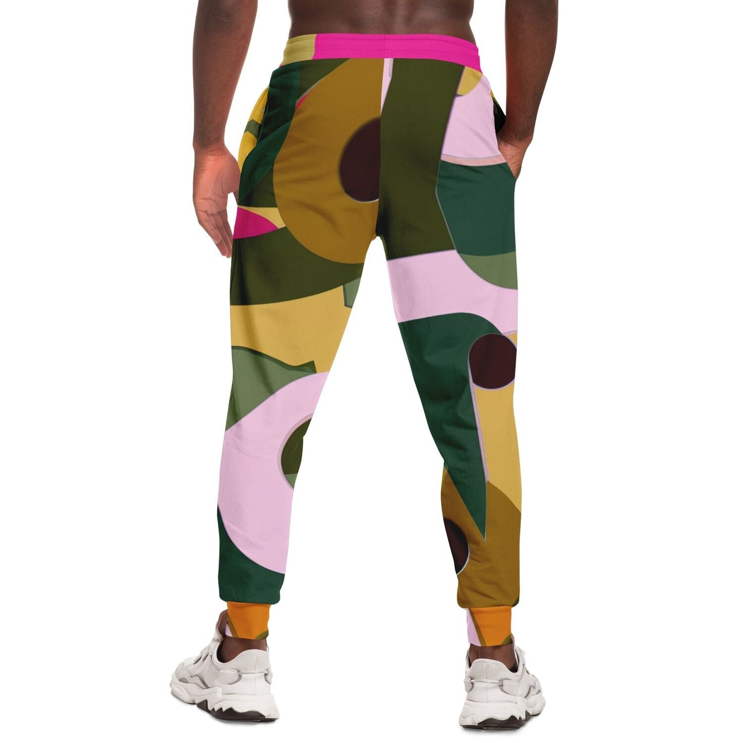 My 70s Retro Geo Eco-Poly Camo Unisex Joggers