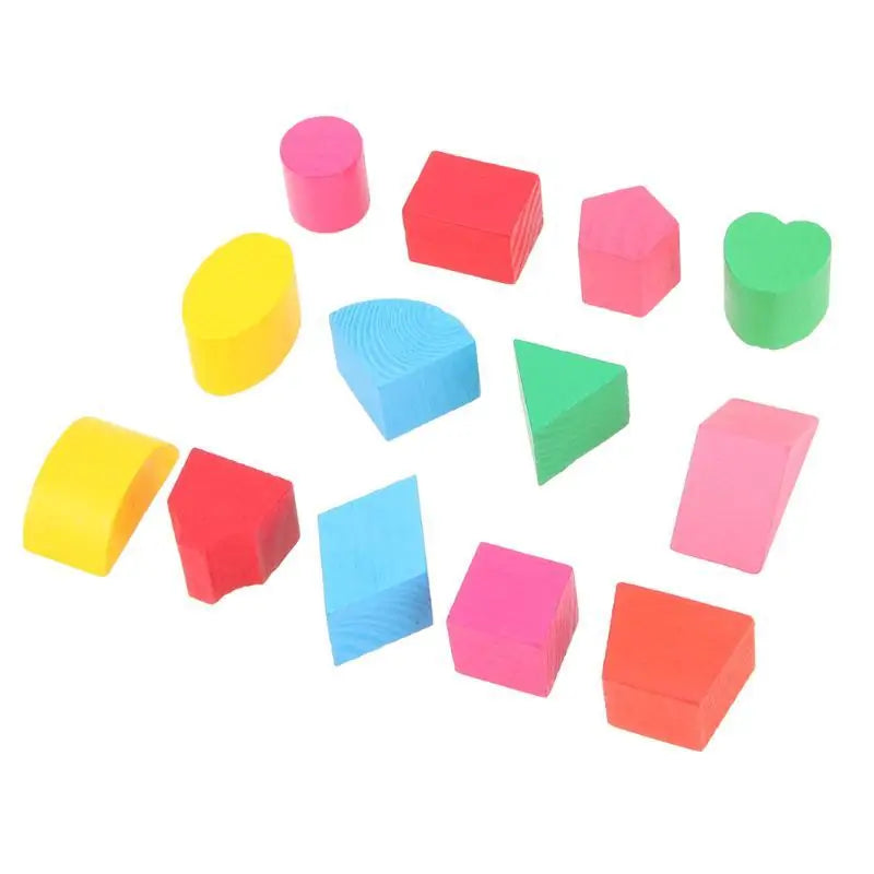 Montessori Wooden Shapes Sorting Cube