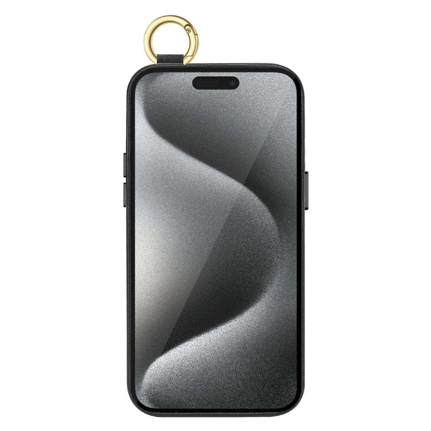 Indy Series Leather Wallet FingerGrip Case - iPhone 15 Pro Max