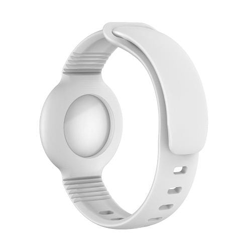 White Silicone WristBand  - Apple AirTag