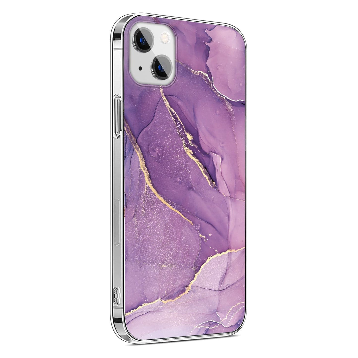 Purple Marble Series Case - iPhone 13 mini