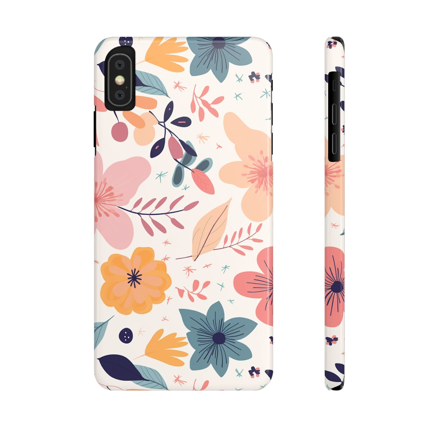 CUTE SUMMER FLOWER PATTERN | Slim iPhone Case