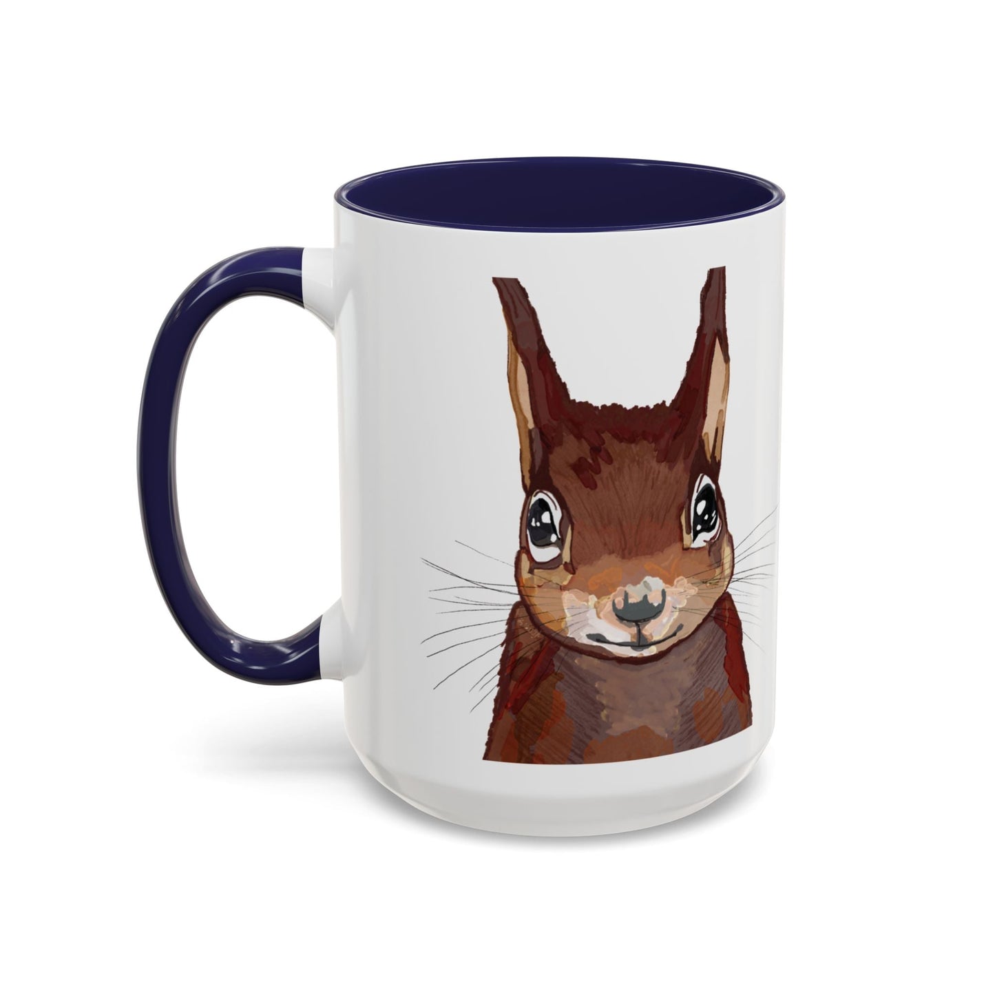 Squirrel Two Tone Coffee Mugs (11oz & 15oz)