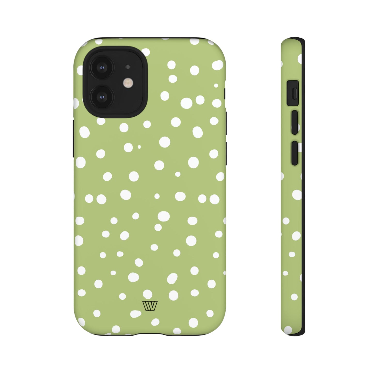 PALE OLIVE DOTS | Tough Phone Case