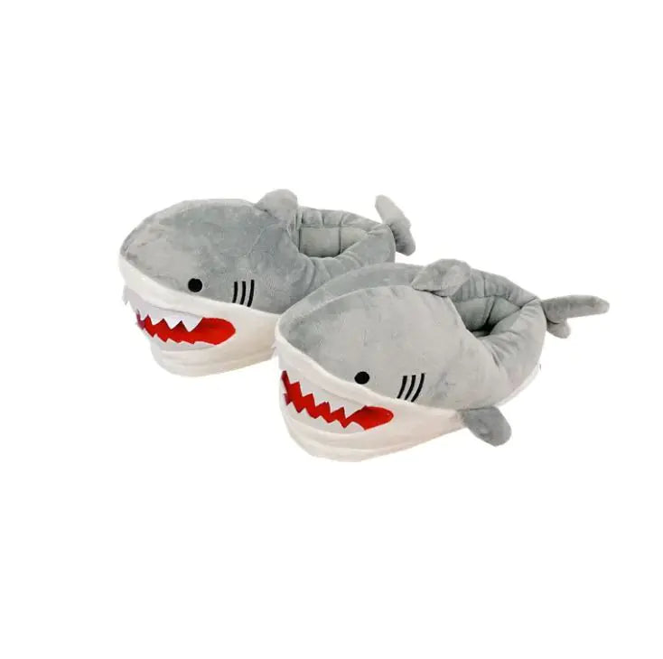 Cute Cartoon Shark Indoor Warm Home Cotton Slippers