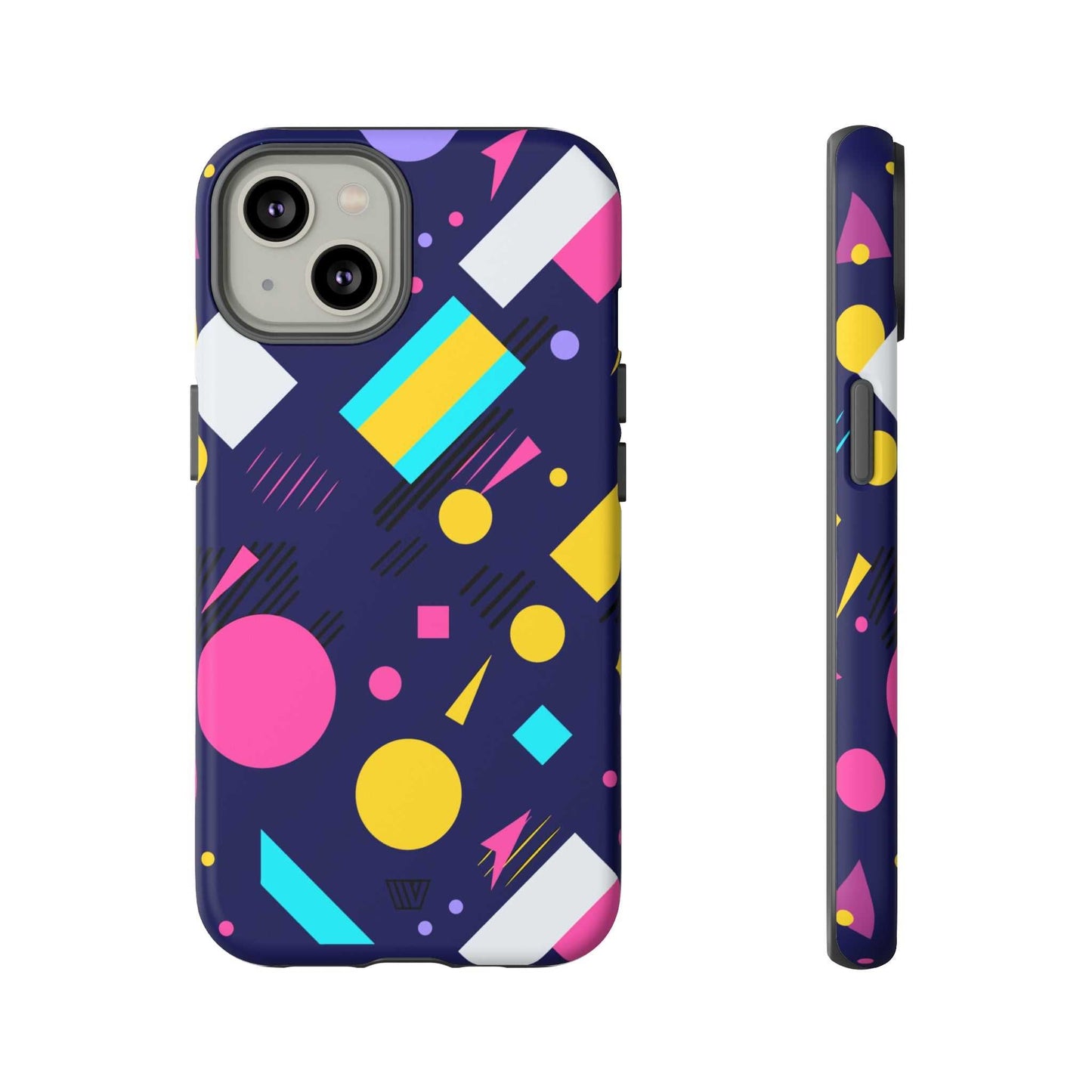 80s / 90s RETRO PATTERN DARK | Tough Phone Case