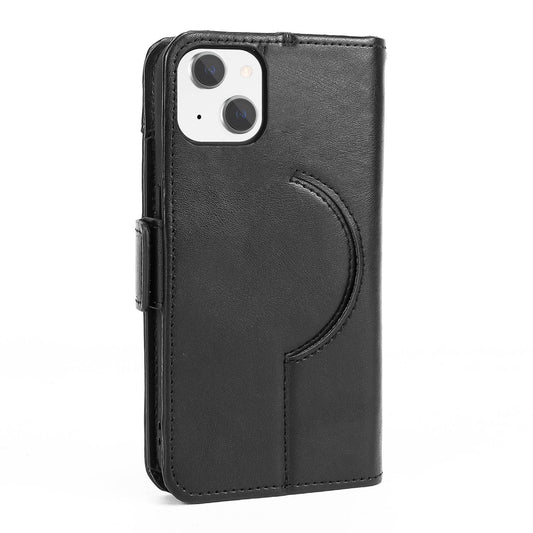 Indy Series Genuine Leather Wallet Case for iPhone 15 Plus - MagSafe, Kickstand, Card Holder