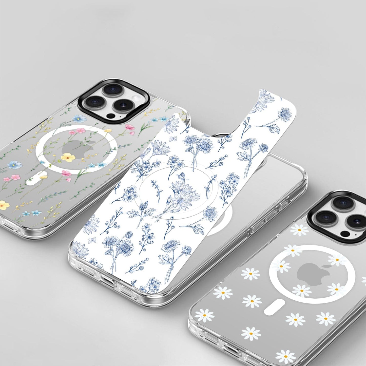 Inspire Series Case with Swappable Floral & Marble Designs - Apple iPhone 16 Pro