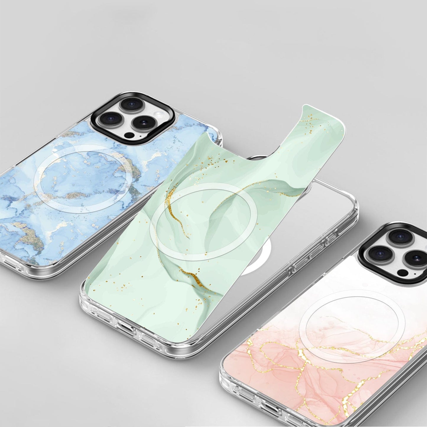 Inspire Series Case with Swappable Floral & Marble Designs - Apple iPhone 16 Pro