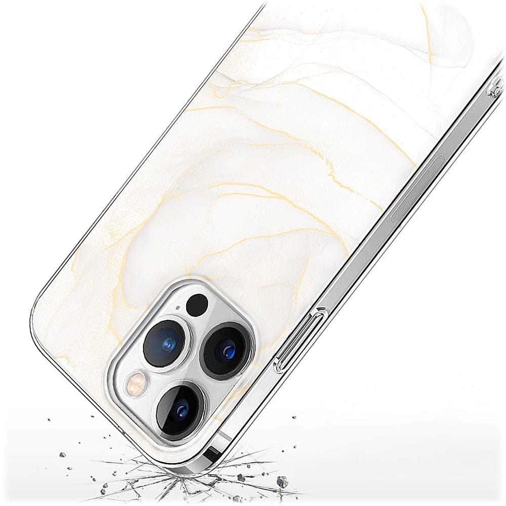 Inspire Series White Marble Case - iPhone 14 Pro - CP00351