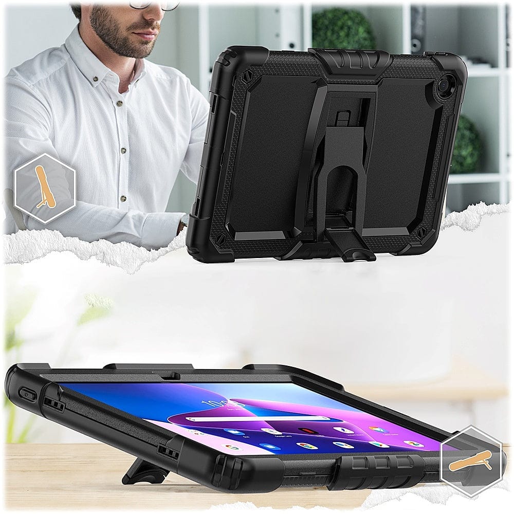 Raider Series Heavy Duty Kickstand Case - Lenovo Tab M10 Plus