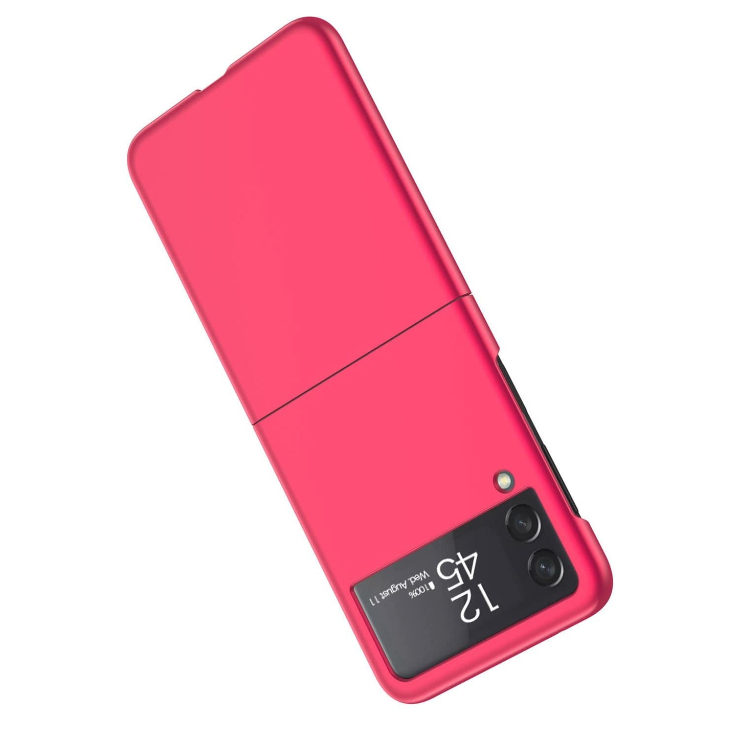 Red Hard Shell Silicone Case - Samsung Galaxy Z Flip3 and Flip3 5G