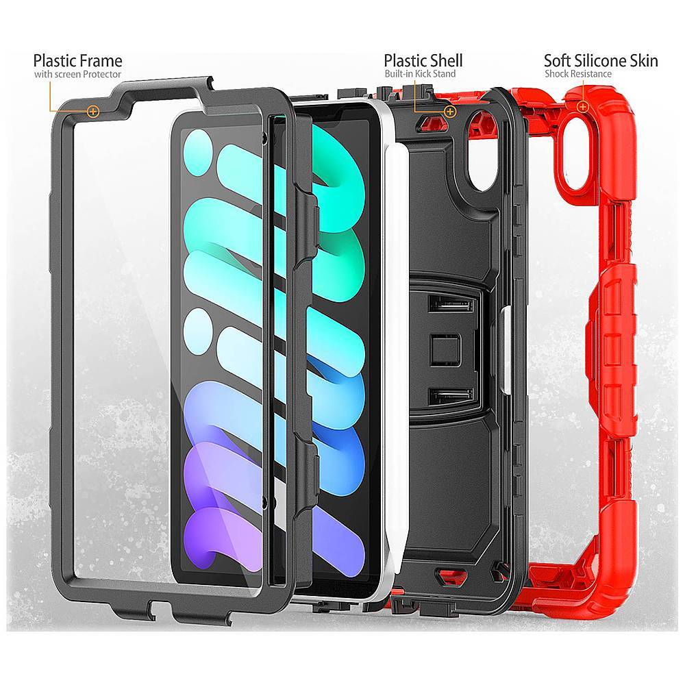 Raider Series Heavy Duty Kickstand Case - Apple iPad mini (A17 Pro) and Apple iPad mini (6th Generation 2021)