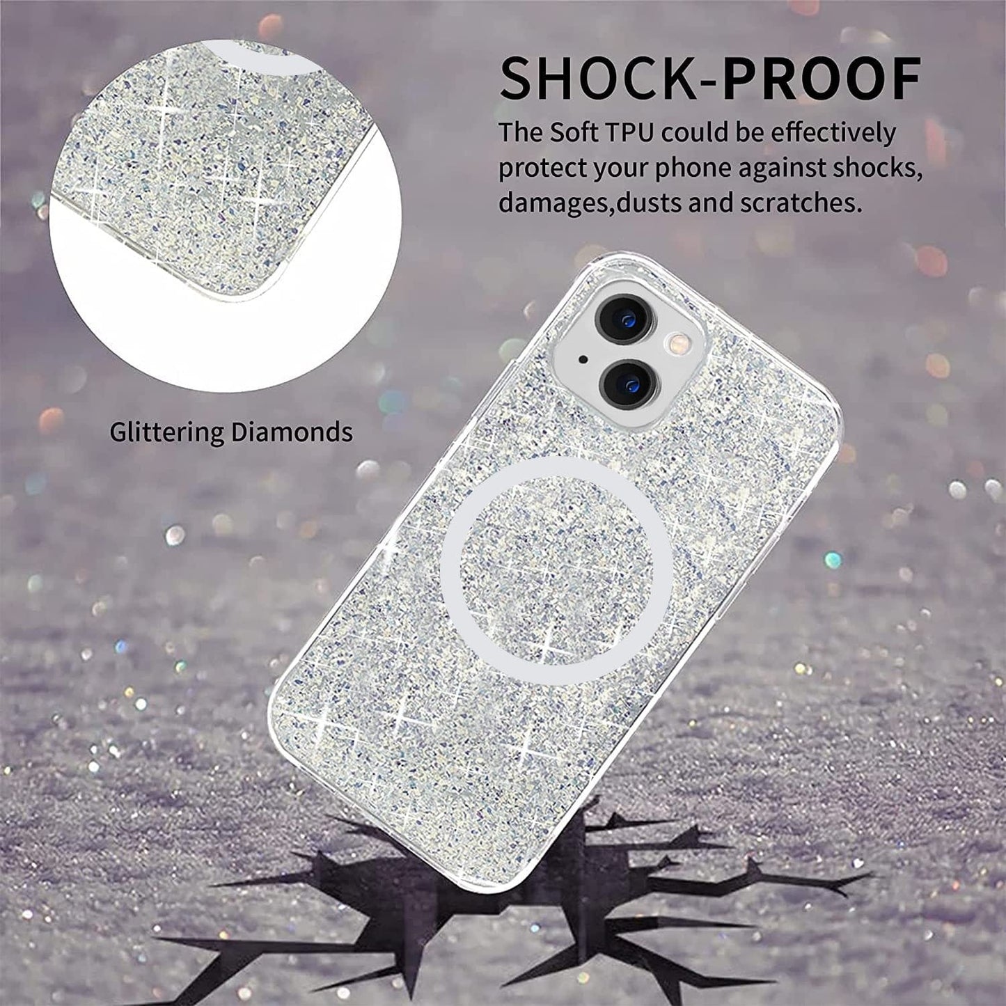 Inspire Series Sparkle Firm Case -  iPhone 14 & iPhone 13 - CP00137