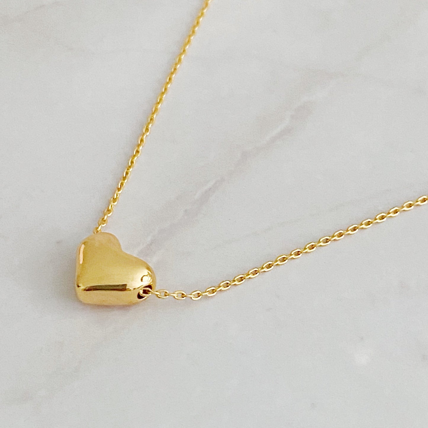 Love Bean Heart Necklace