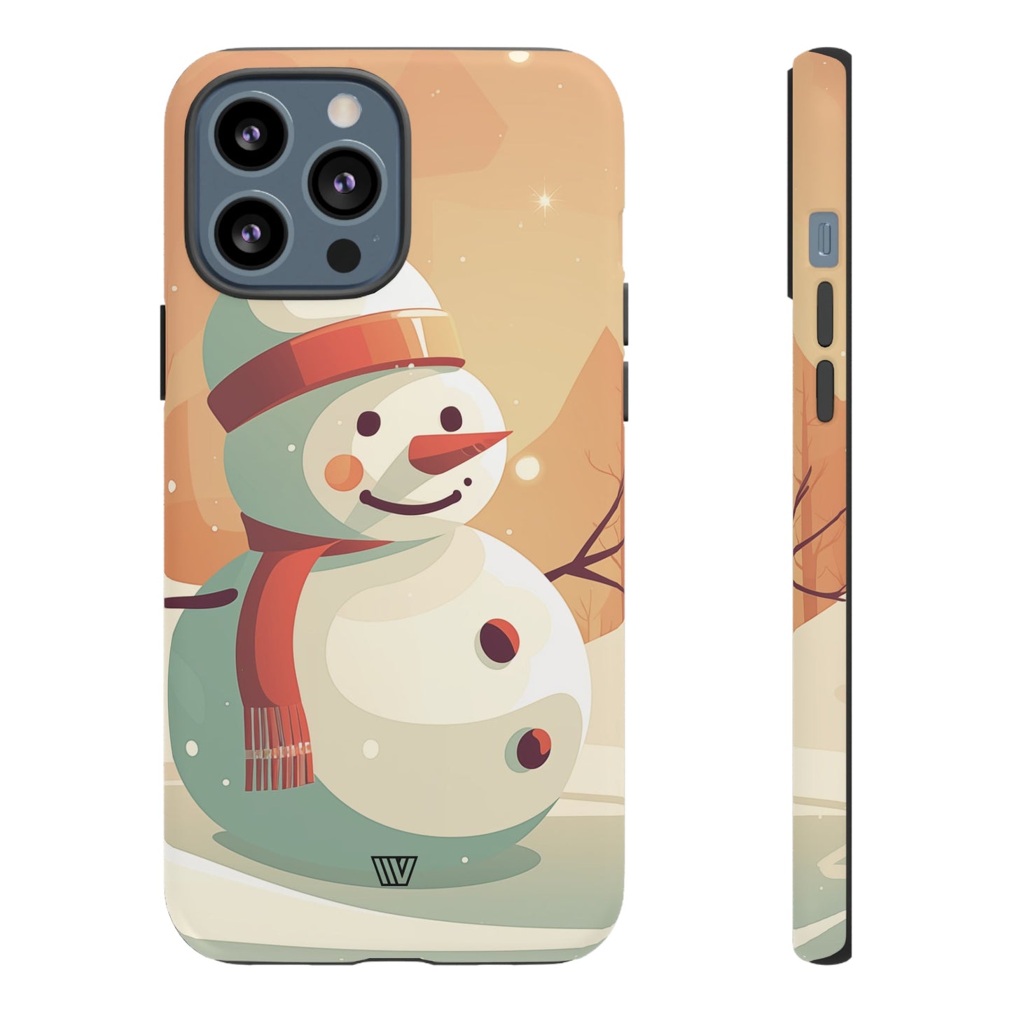 SUNSET SNOWMAN | Tough Phone Case