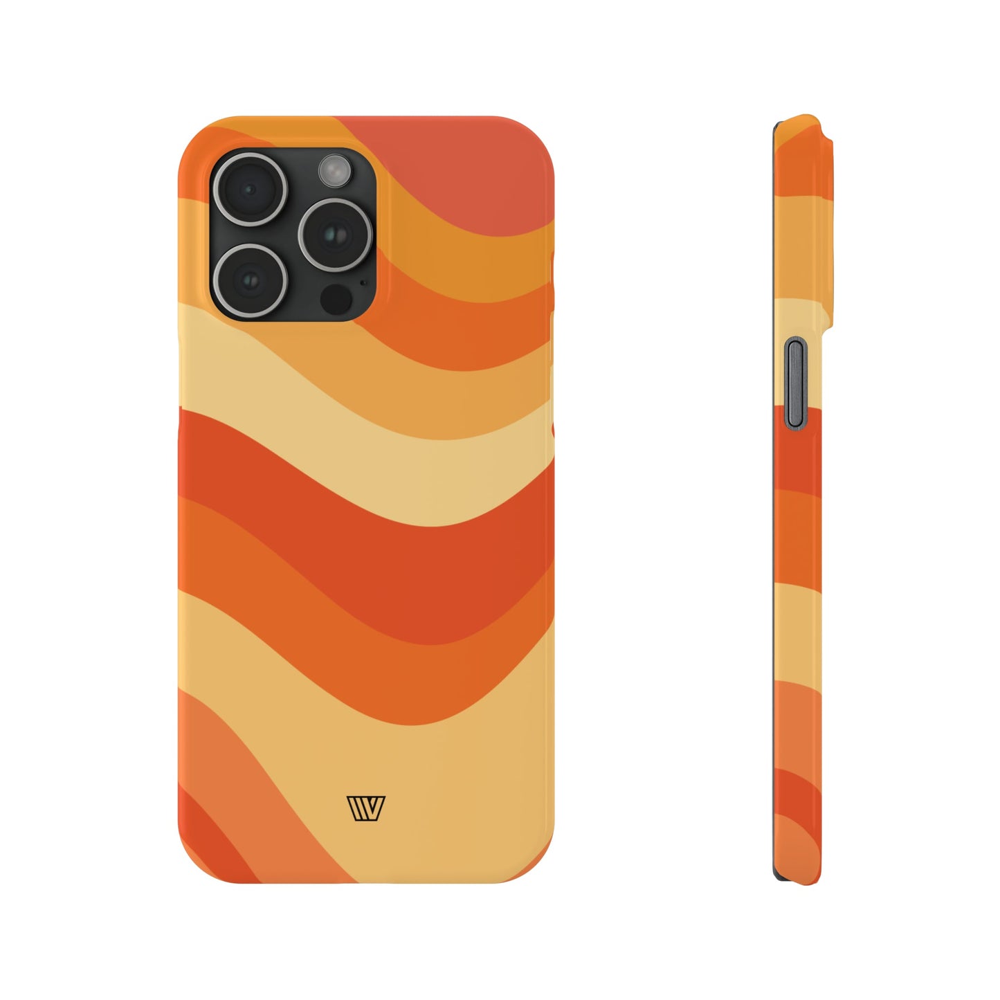 RETRO GROOVY WAVES | Slim iPhone Case