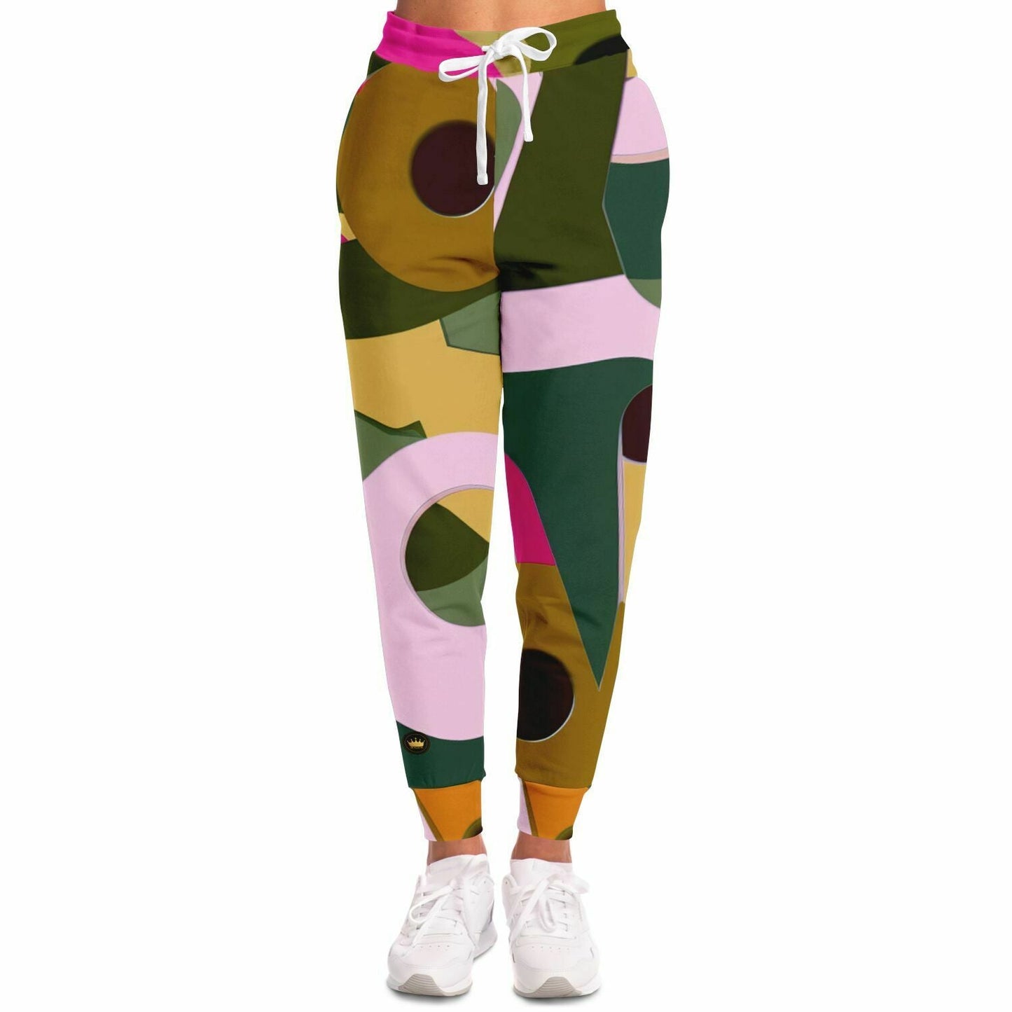 My 70s Retro Geo Eco-Poly Camo Unisex Joggers