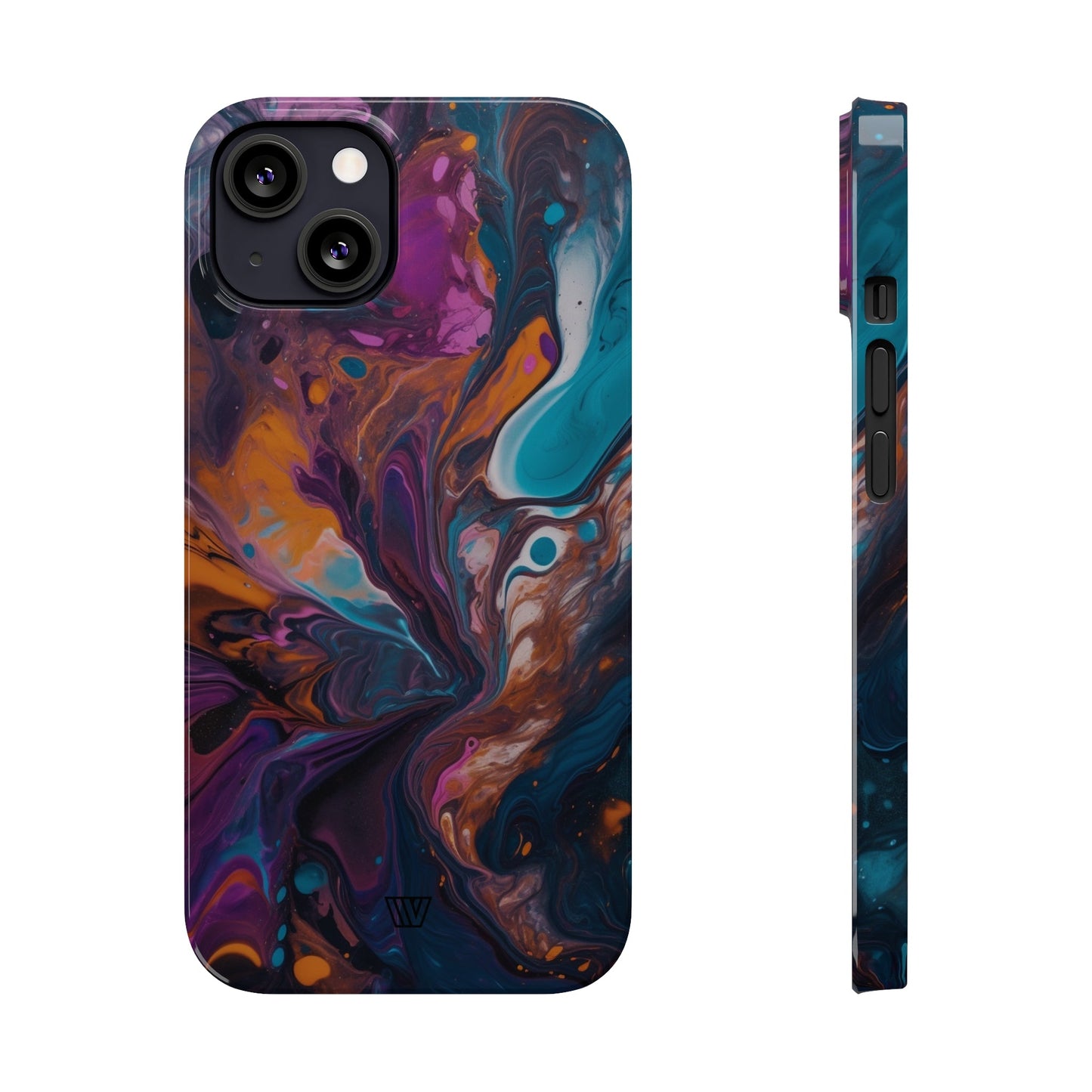 COSMIC PAINT SWIRL | Slim iPhone Case