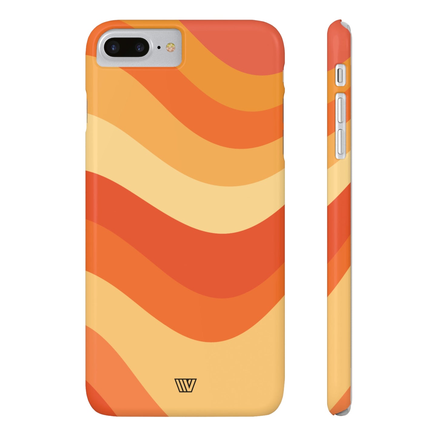 RETRO GROOVY WAVES | Slim iPhone Case