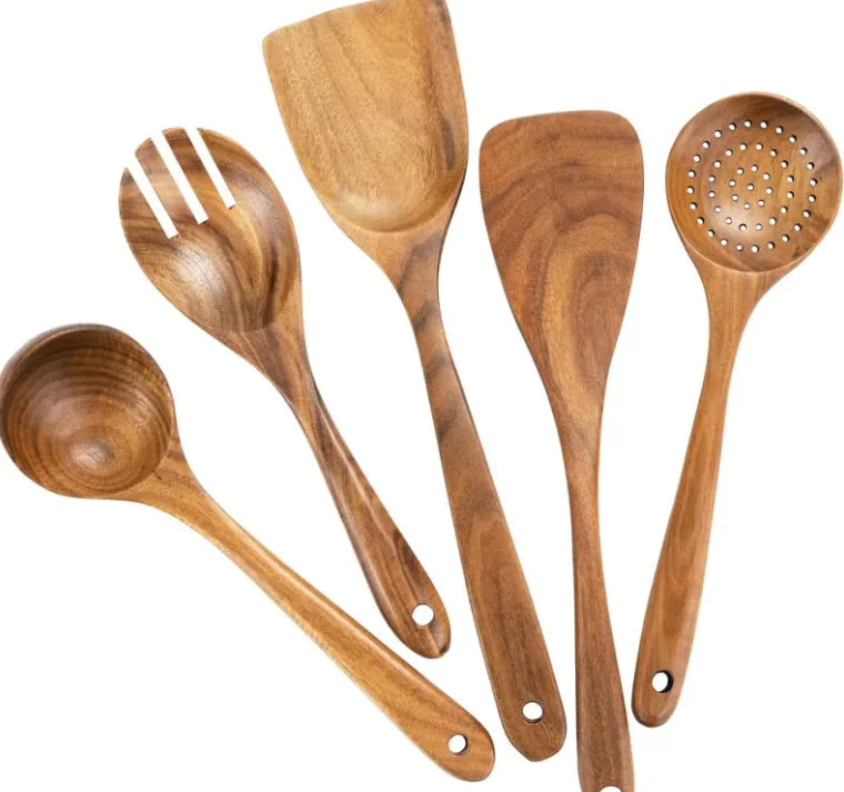 Wooden Kitchen Utensil Set