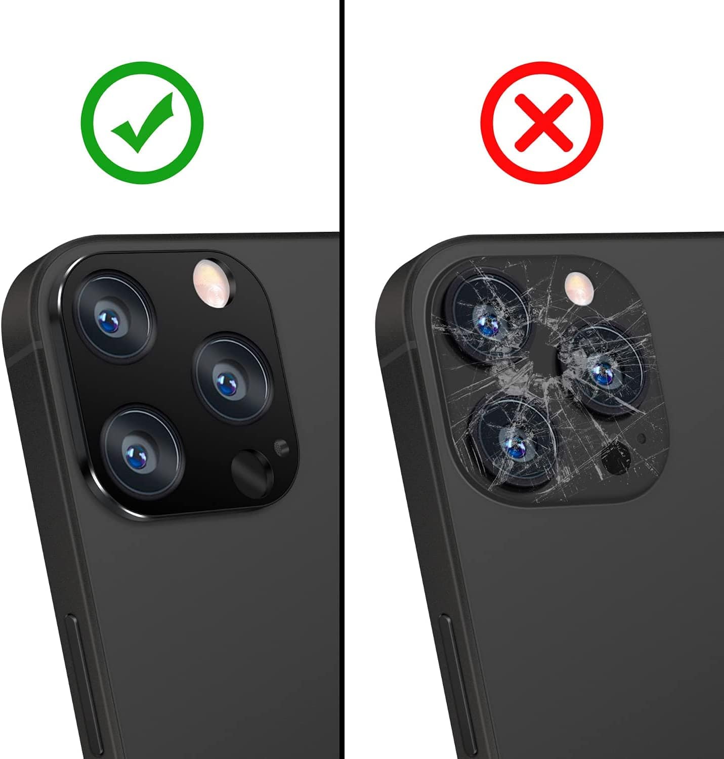 ZeroDamage Camera Lens Protector (2-Pack) - iPhone 14 and iPhone 14 Plus