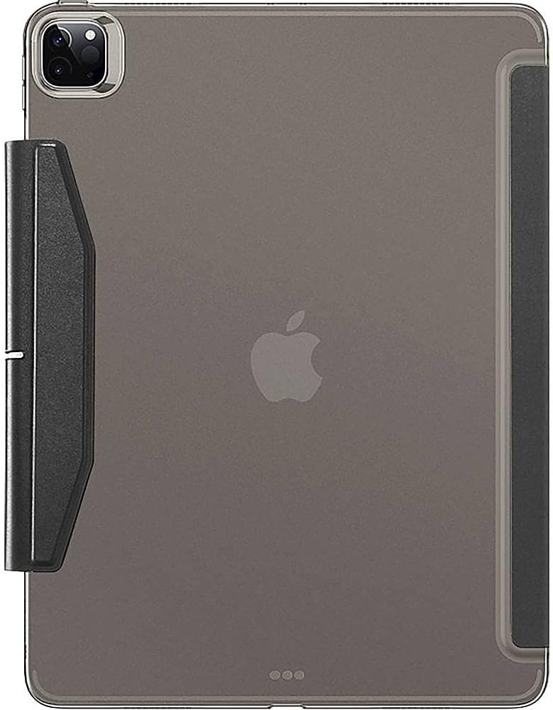 ESR Black Folio Case with Tempered Glass Screen - iPad Pro 12.9" (4th, 5th, and 6th Generation)