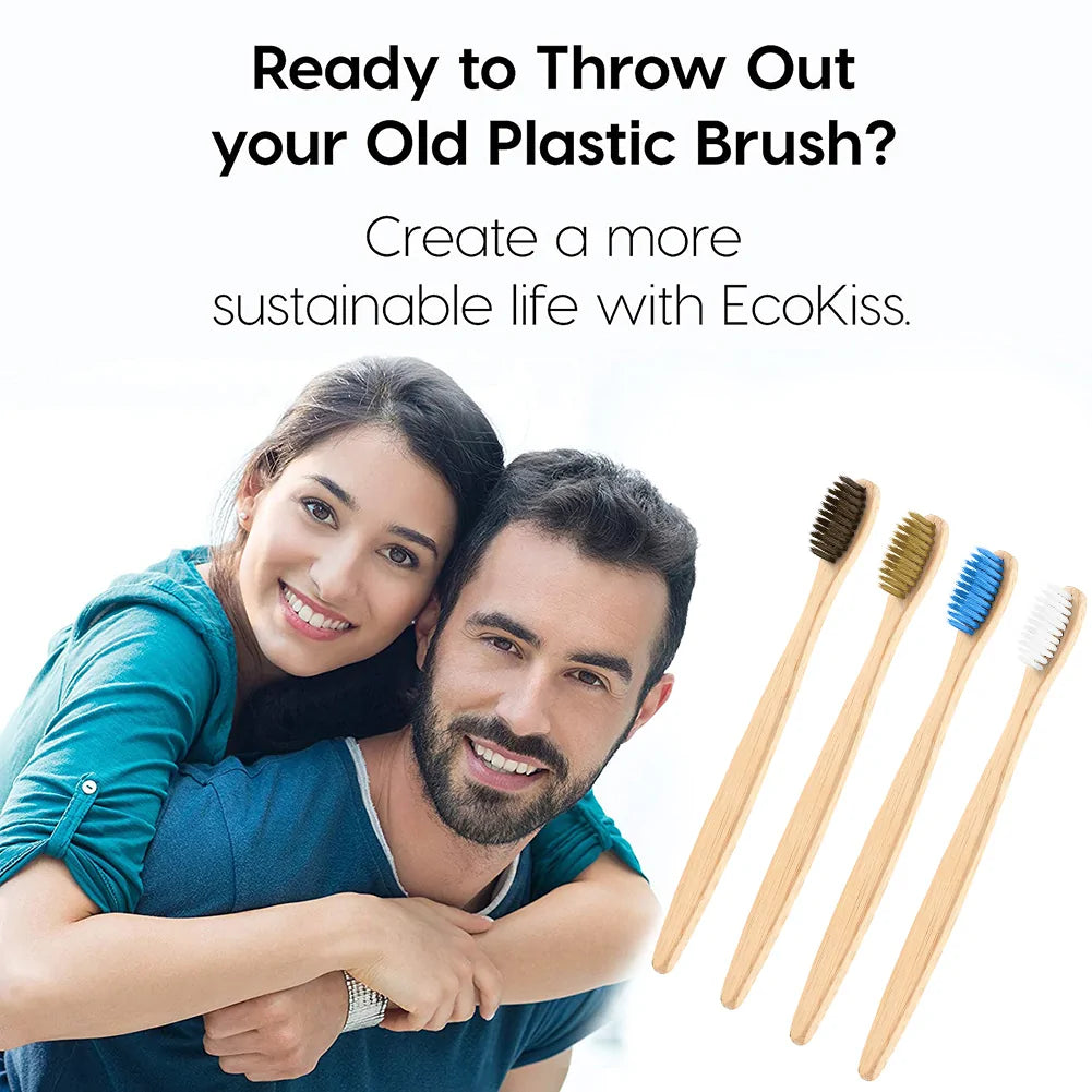 EcoKiss - Natural Bamboo Toothbrush