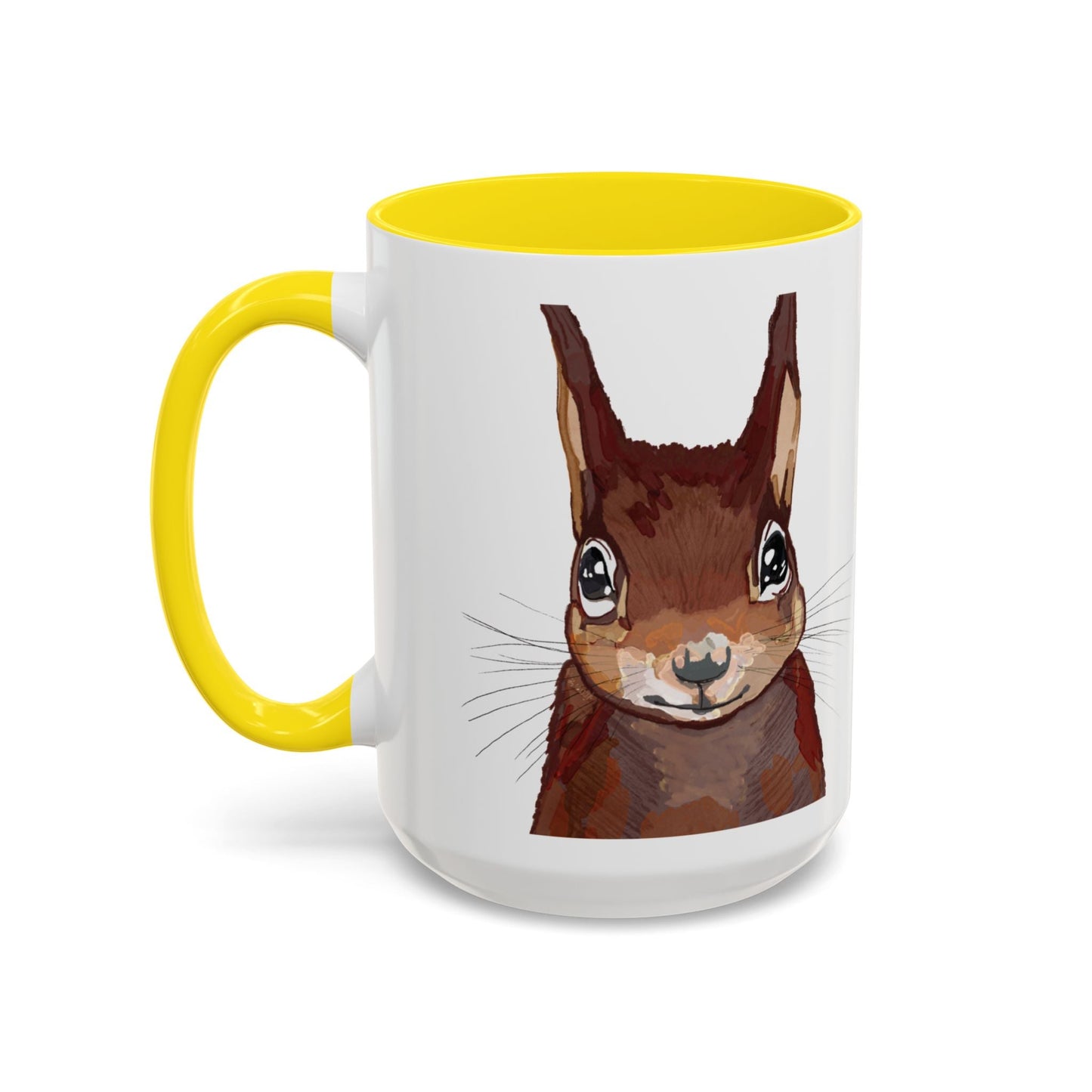 Squirrel Two Tone Coffee Mugs (11oz & 15oz)